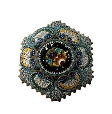 Antike Mikromosaik-Brosche