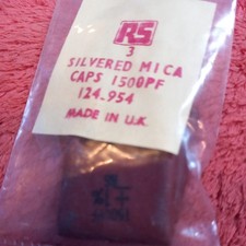 3 Stück 1500pf 1% RS Silber