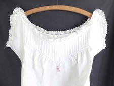 Antik Leibwäsche Monogramm