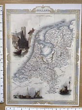 Antike alte Bildkarte 1800er