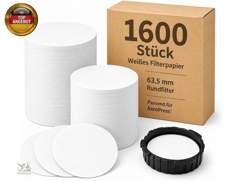 1600 stück kaffeefilter - kaffeefilter, 63,5