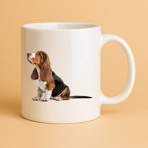 Lustige niedliche basset hound - lustige,