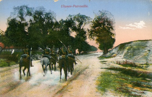 Ulanen patrouille postkarte - ulanen-patrouille,,