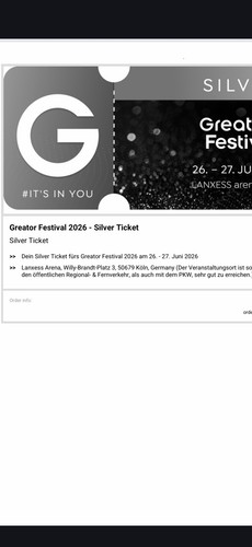 Festival 2026 silver tickets - festival,