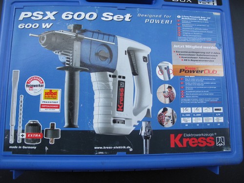 Kress bohrhammer psx - 600, set