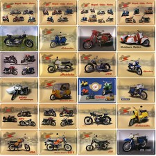 Werkstatt blechschild moped - blechschild,