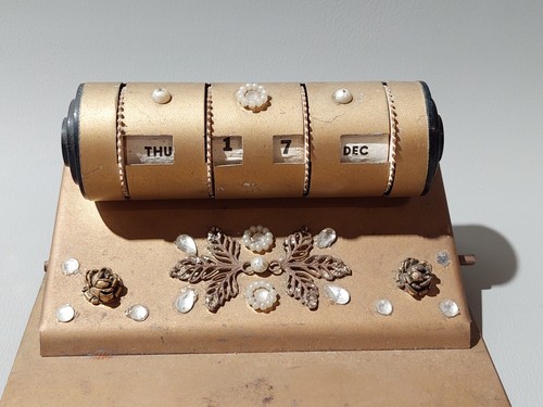 Antik vintage ewiger kalender - vintage,