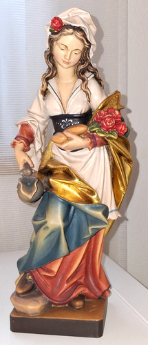 Holzfigur geschnitzt heilige - holzfigur, geschnitzt,