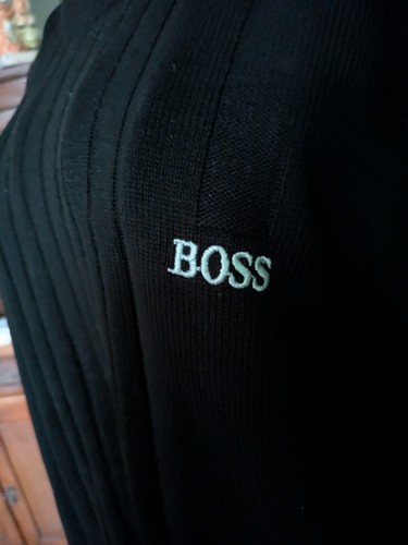 Hugo boss schwarzer pullover - hugo,