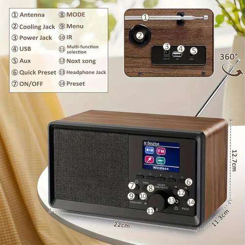 Tragbarer dab digitalradio - tragbarer, dab+/fm