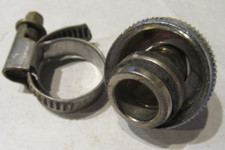 massive Schlauchtülle 3/4" Überwurfmutter, Messing, verchromt, Anschluss 14,5mm