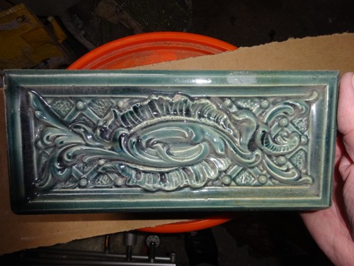 Ofenkachel antik jugendstil - ofenkachel,