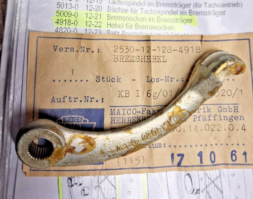 Maico 250b bremsnhebel für - bremsnhebel,