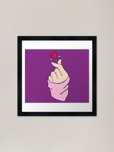 Trendy finger herz - trendy,