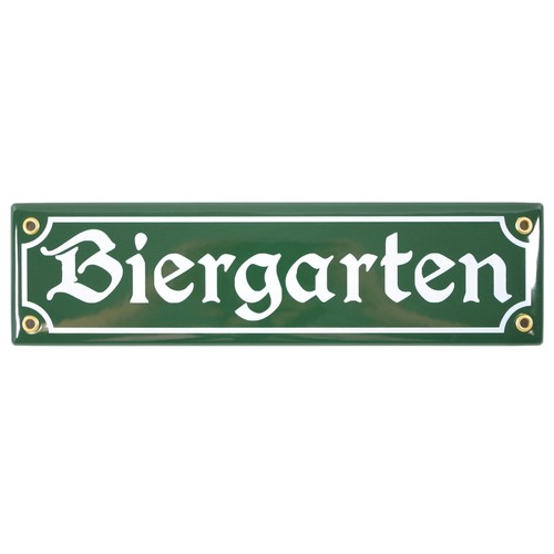 Türschild biergarten 8x30 - biergarten, cm