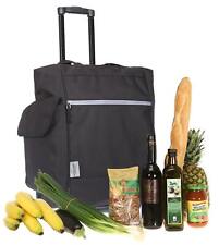 Trolly Einkaufsroller Einkaufstrolley Alessandro Pro XL 12895 Schwarz + Thermo