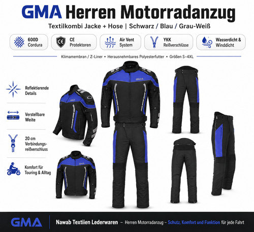 Neu herren motorradkombi - neu,