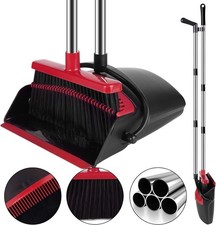 DHL Kehrgarnitur mit langem Stiel Kehrset Set Besen Schaufel Kehrbesen Kehrblech