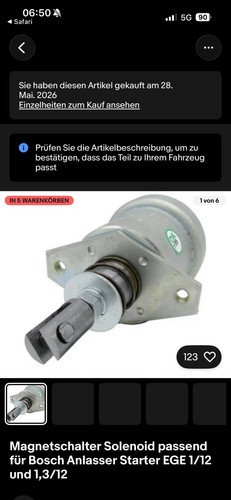 Magnetschalter passend für