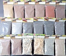 BUSCH Schotter (10,83€/kg) Kies / Kohle / Steine / Geröllsteine, 230g Auswahl