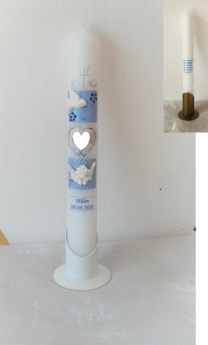 Taufkerze kommunionkerze mit - taufkerze/kommunionkerze,