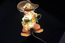 Donald Duck Cowboy Lampe 70er