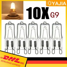 10x Halogenlampen G9 25W 40W