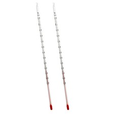 2 Stück Tee Thermometer Set Glas Teewasser Temperatur Teeglas Teekanne Analog