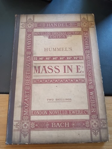 Victorian hummel mass es - hummel,