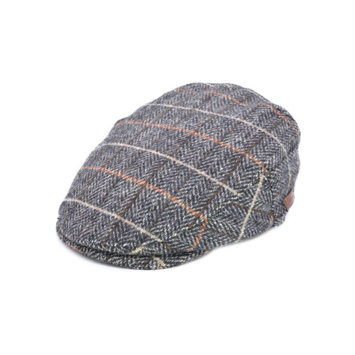 Klassische tweed flatcap für - tweed,