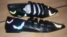 Pikes schuhe winklepicker 38,5 39 fledermaus bat Gothic Post Punk Batcave Metal