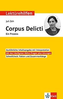 Klett lektürehilfen juli zeh - juli,