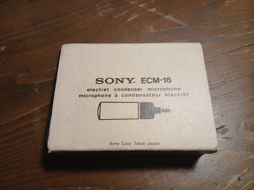 Sony ecm - sony, ecm-16