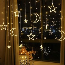 LED Lichterkette Sterne Mond
