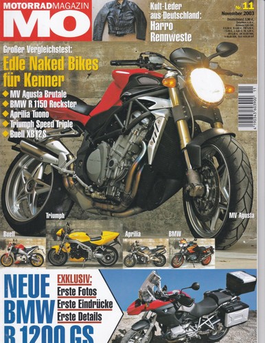 Motorrad magazin november 2003 - motorrad,