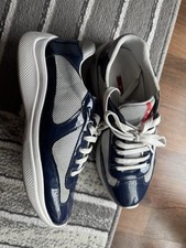 PRADA Cups Navy Blue Sneaker