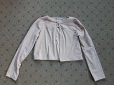 Kinder Mädchen Sommer Jacke kurzes Jäckchen Bolero Wildlederoptik Gr. 164 Rosa