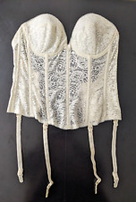 Brautcorsage Korsage 70 D Corsage tiefer Rücken Va Bien ivory NEU 17