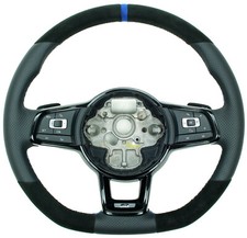 Lenkrad für VW Golf 7 GTI GTD R Line Polo 6R Scirocco Leder Alcantara beziehen
