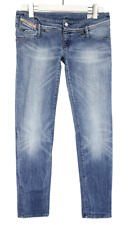 Diesel Matic 008sr_Stretch Jeans Damen W29/L32 Niedrige Taille Zip Fade Effekt