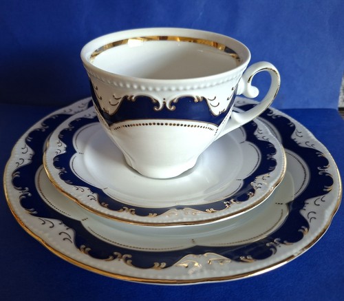 Mitterteich kobalt blau - , gold