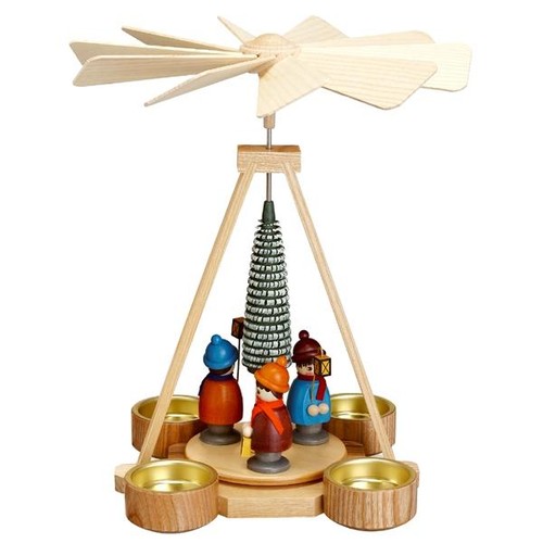 Pyramide laternenkinder bunt - pyramide,