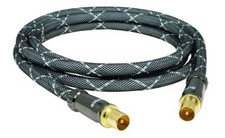 Premium Antennenkabel 75Ohm Koaxialkabel 4K UHD HDTV FullHD Koax Stecker/Stecker