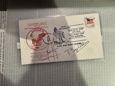 Neil Armstrong + Buzz Aldrin Original Autogramm signed signiert Apollo 11 