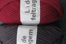 Filzwolle Uni oder Bunt 200g