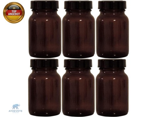 Braunes apothekerglas set - braunes,