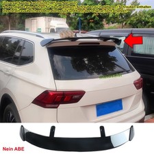 Für VW Tiguan II MK2 R AD1 AX1 Universal Dachspoiler Heckspoiler Glanz Schwarz