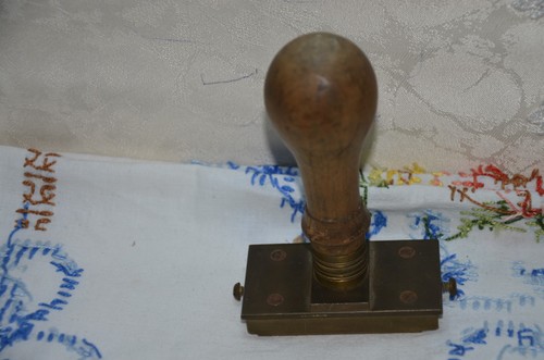Stempel messing alt - stempel,