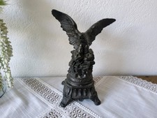 Adler Metallguss auf Sockel  , Turul- Vogel  Jahrhundertwende Kaiserzeit