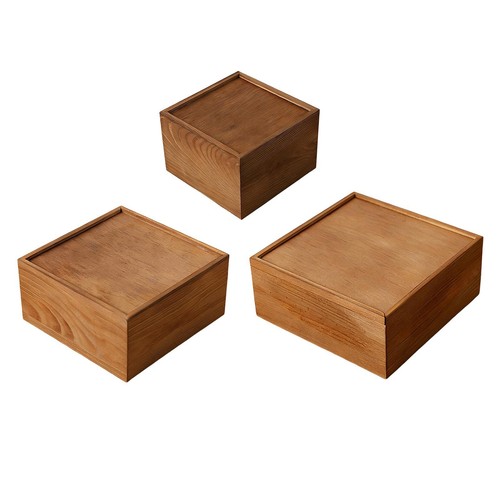 Aufbewahrungsbox aus holz mit - holz,